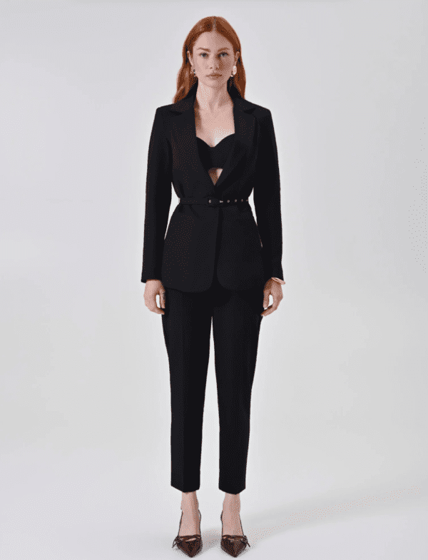 RINASCIMENTO klasični blazer črni