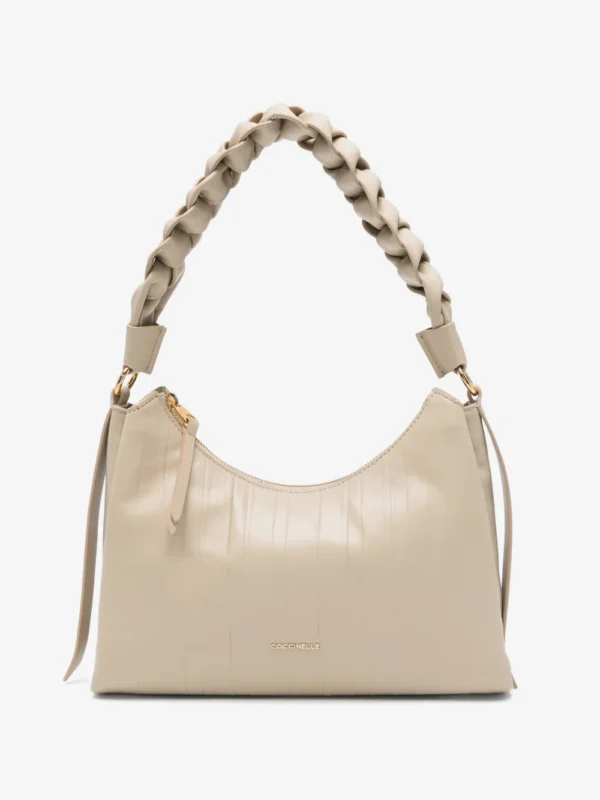 Coccinelle Boheme usnjena torbica – Sandshell Beige