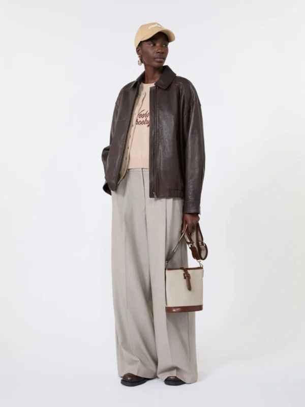 Usnjena bomber jakna Weekend Max Mara