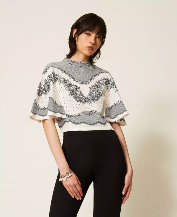 TWINSET ženska bluza iz satena - white