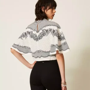 TWINSET ženska bluza iz satena - white