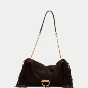 HISPANITAS Bolsos torbica iz semiša - Bež / Rjava