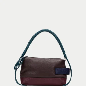 HISPANITAS Bolsos usnjena torbica - Bež / Bordo